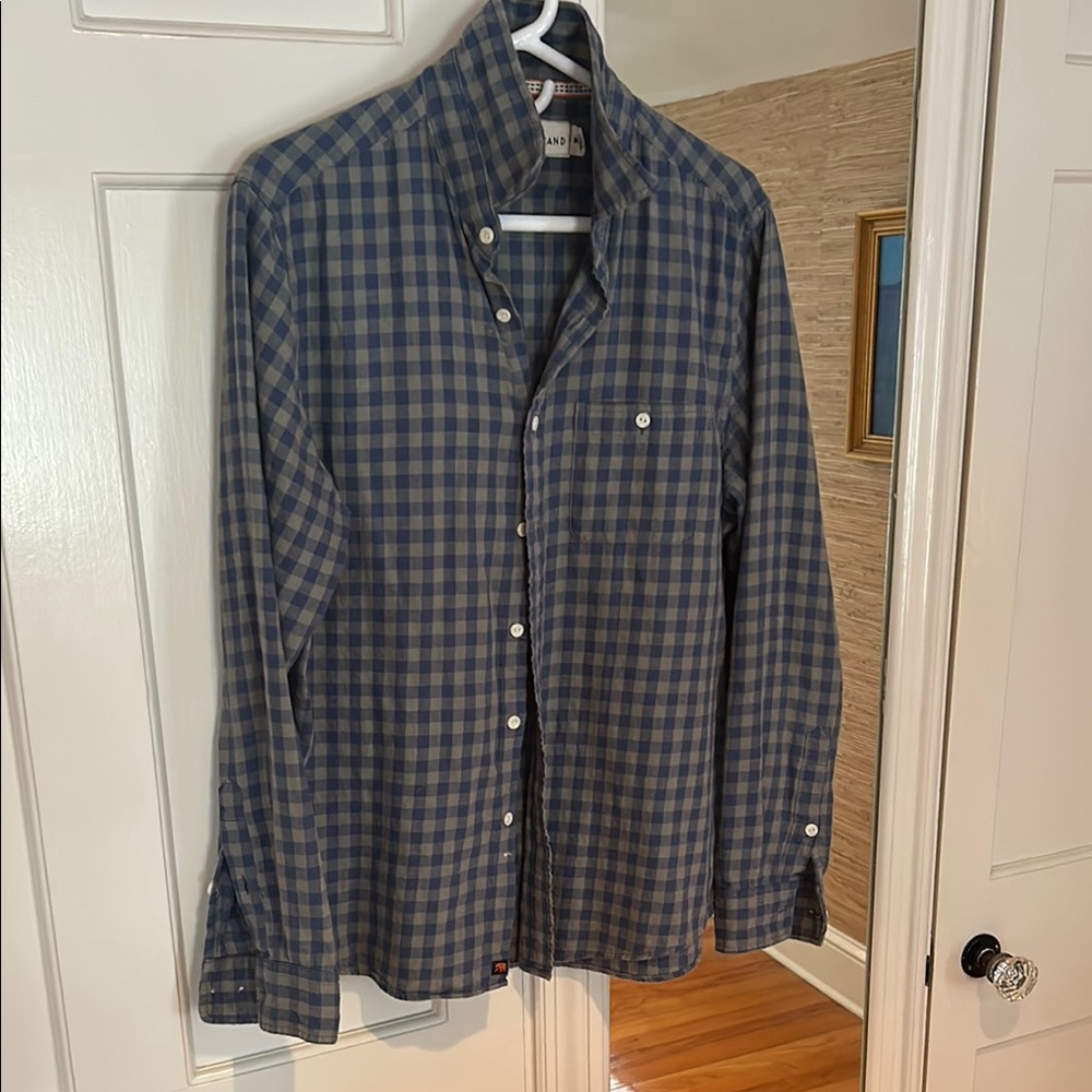 Two-pieces! Plaid cotton shirt with coordinating “shacket” by Normal Brand.